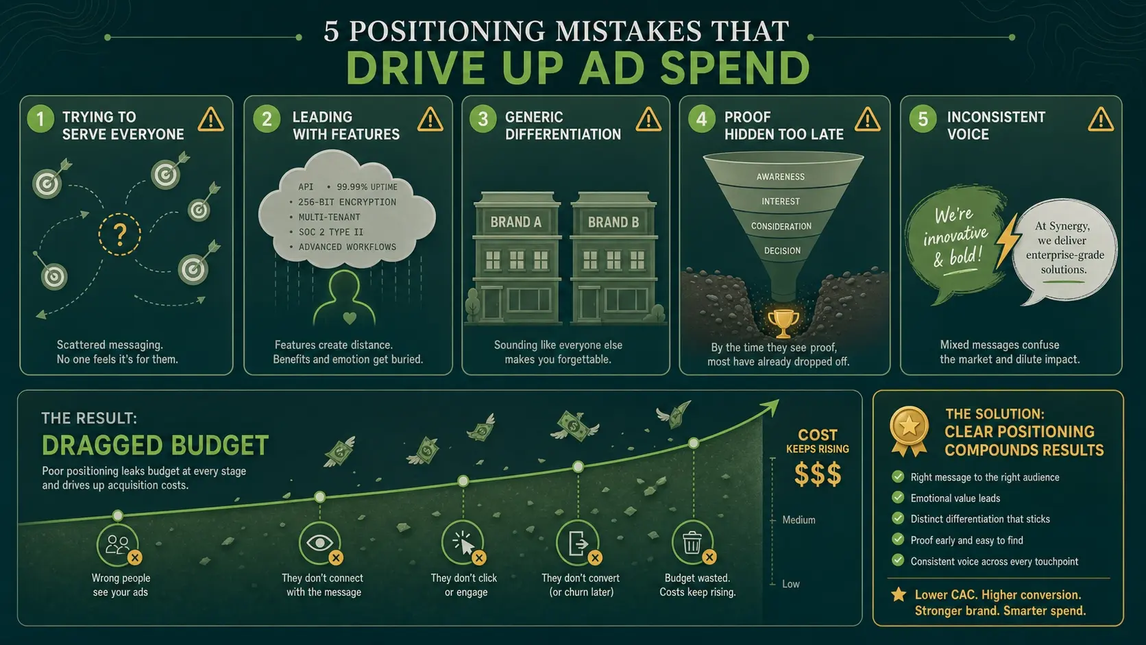 Common Positioning Mistakes That Drive Up Ad Spend