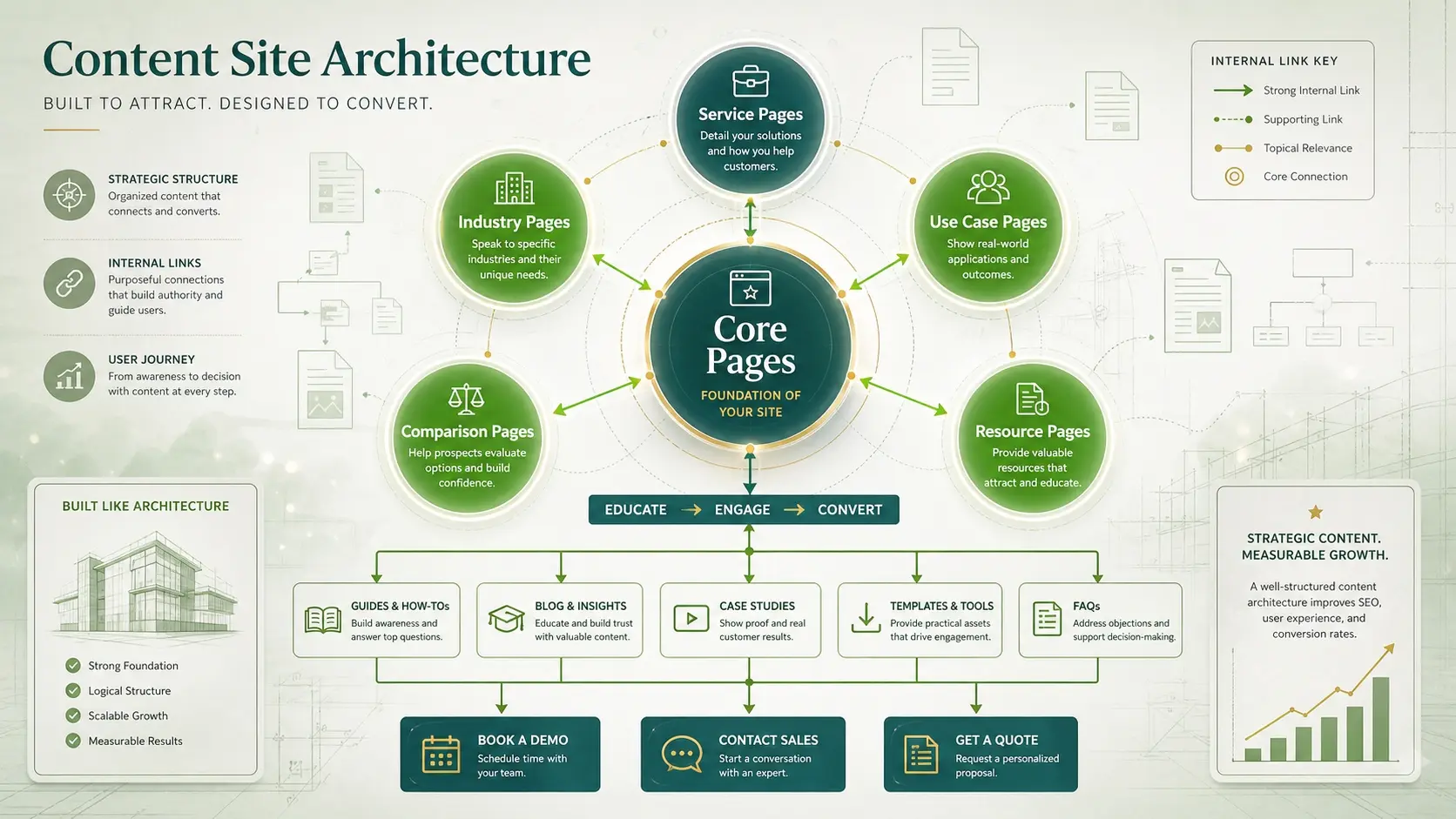 Content Architecture That Pulls Leads Through