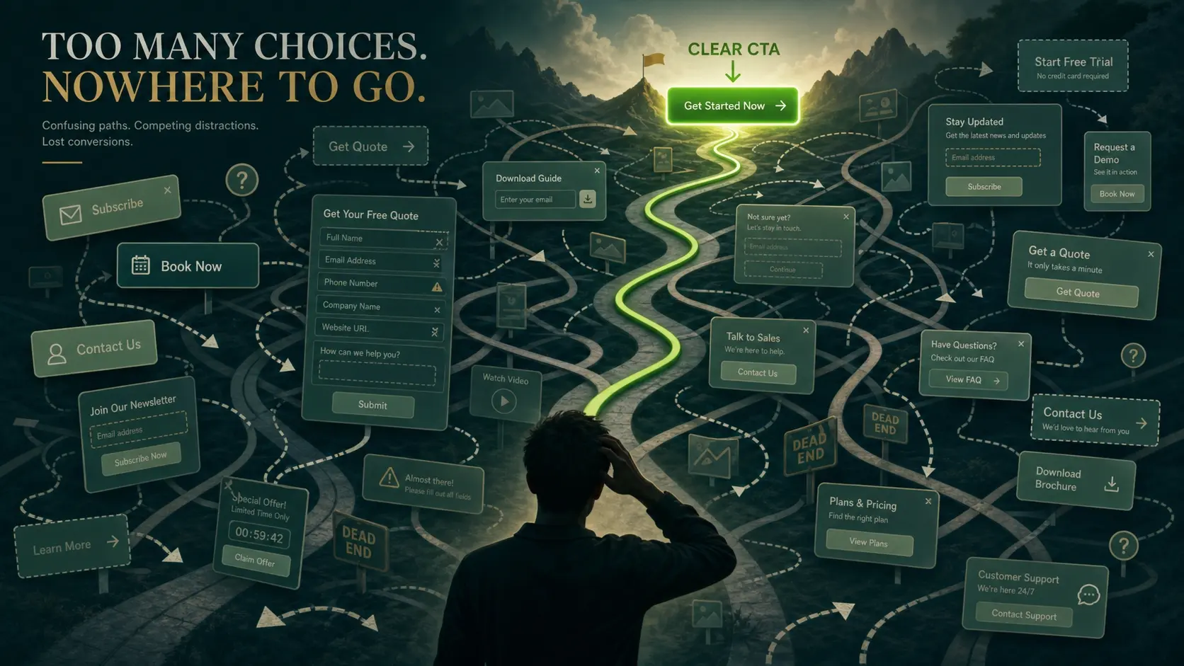 Conversion Paths Are Confusing Or Distracting