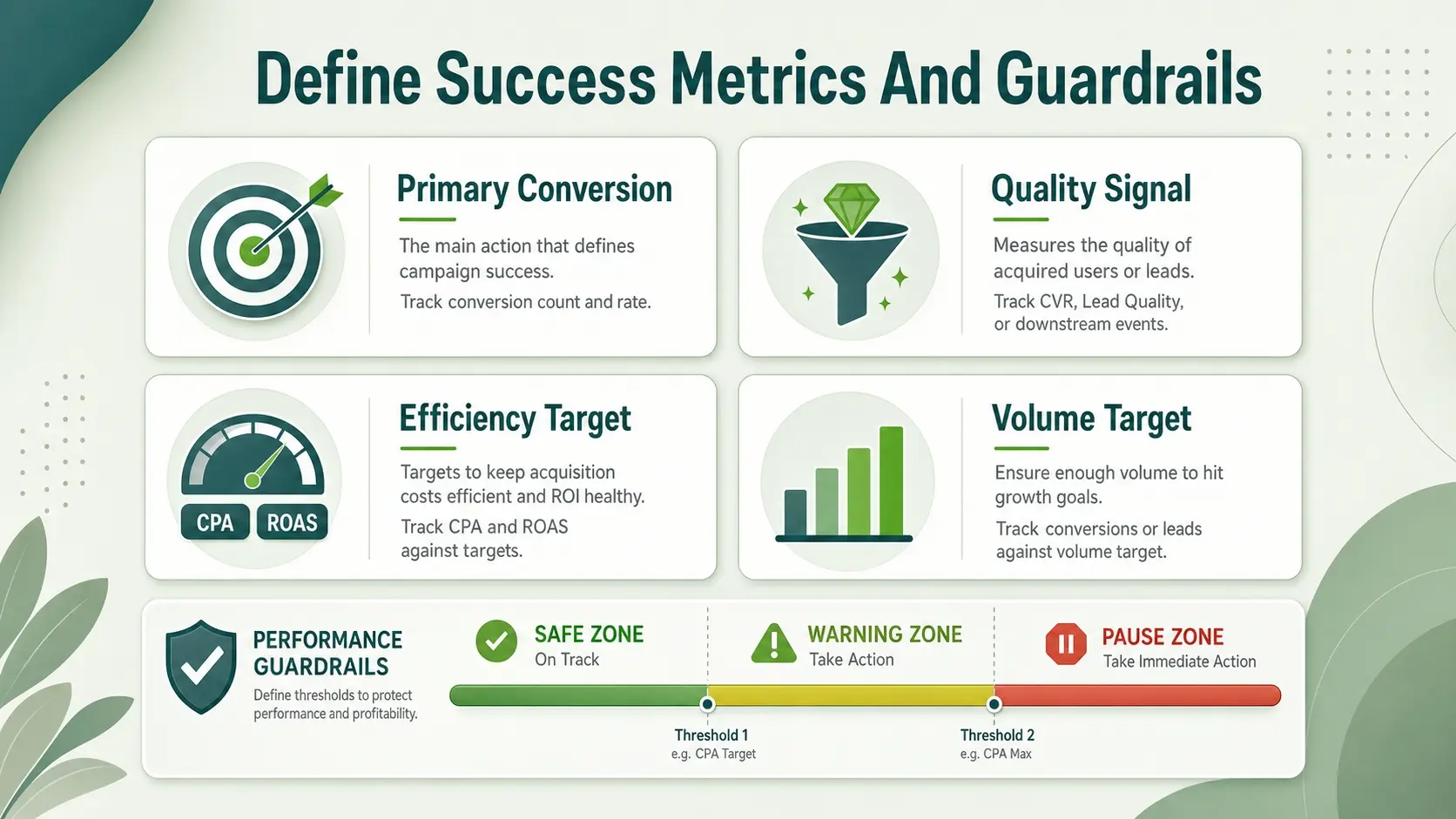 Define Success Metrics And Guardrails