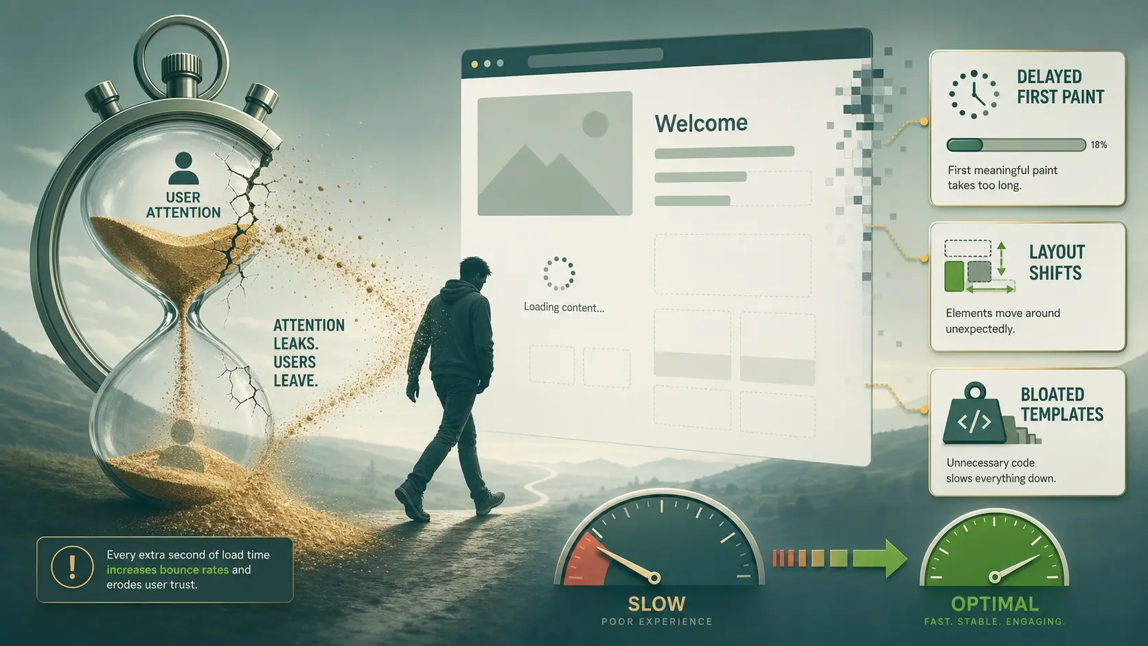 Slow Page Speed Breaks Attention