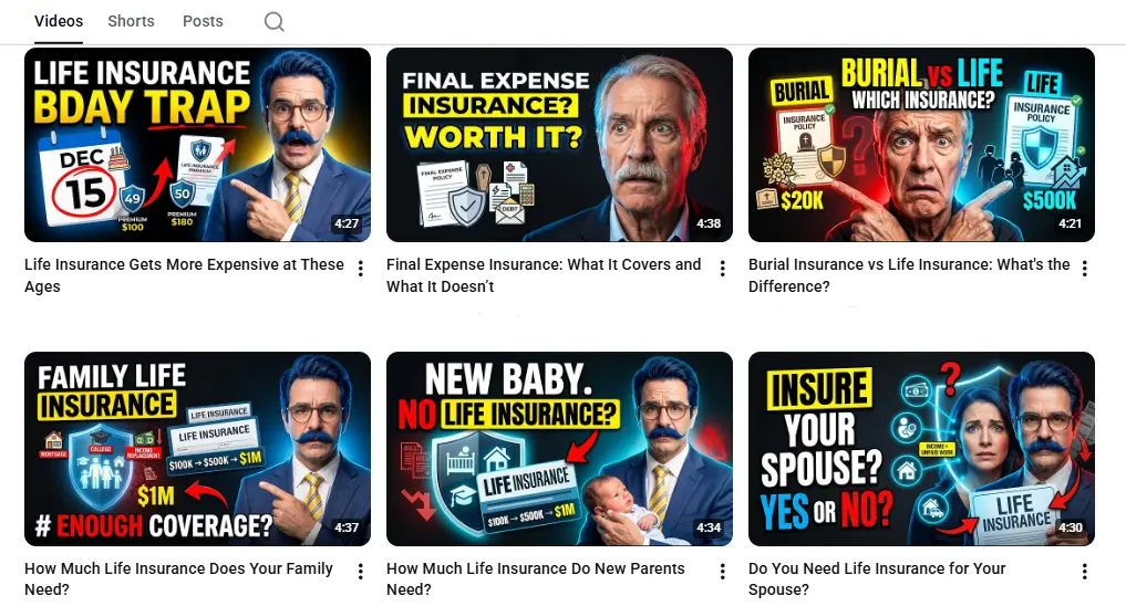 Quote Maestro YouTube videos and thumbnails