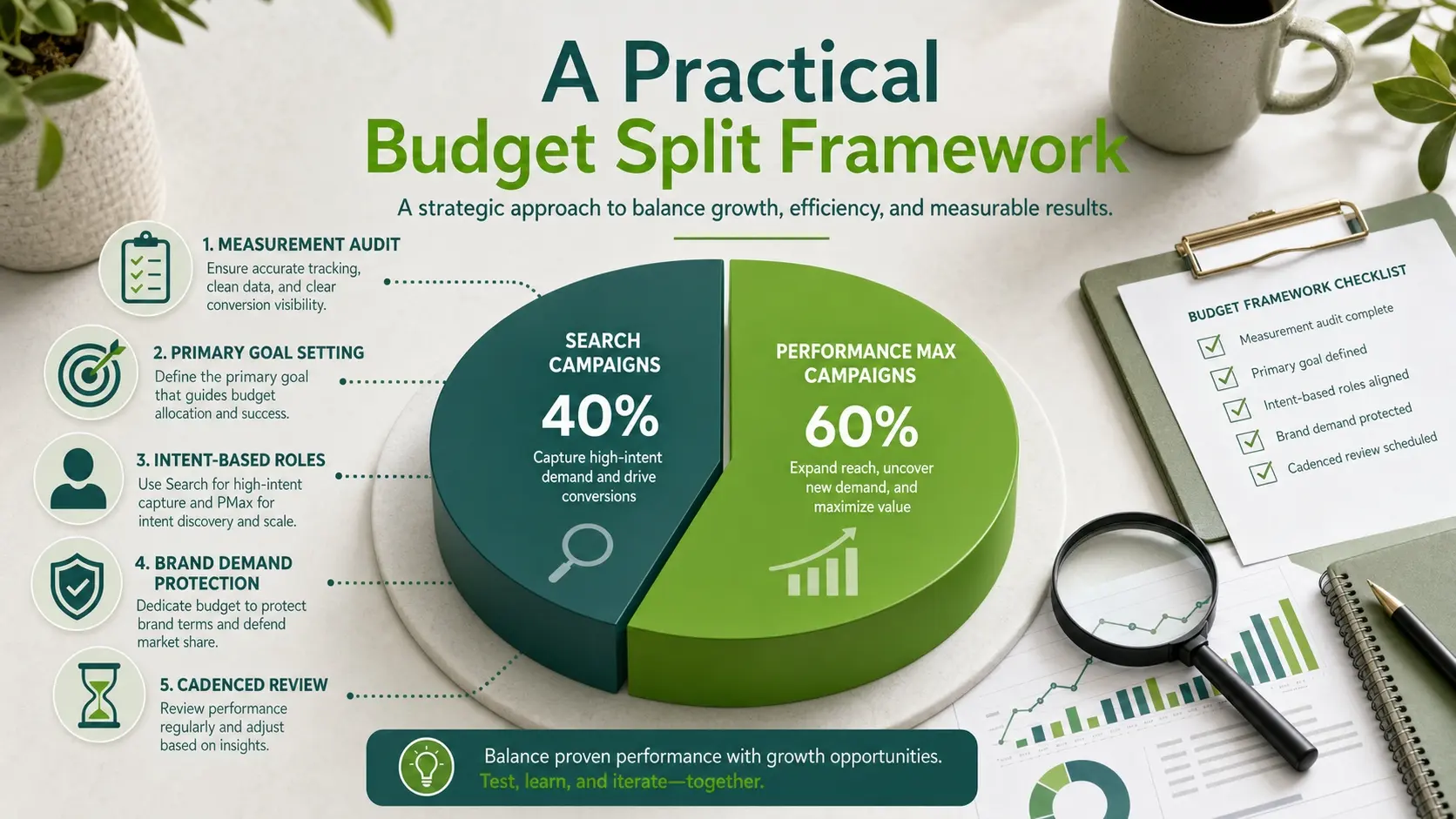 A Practical Budget Split Framework