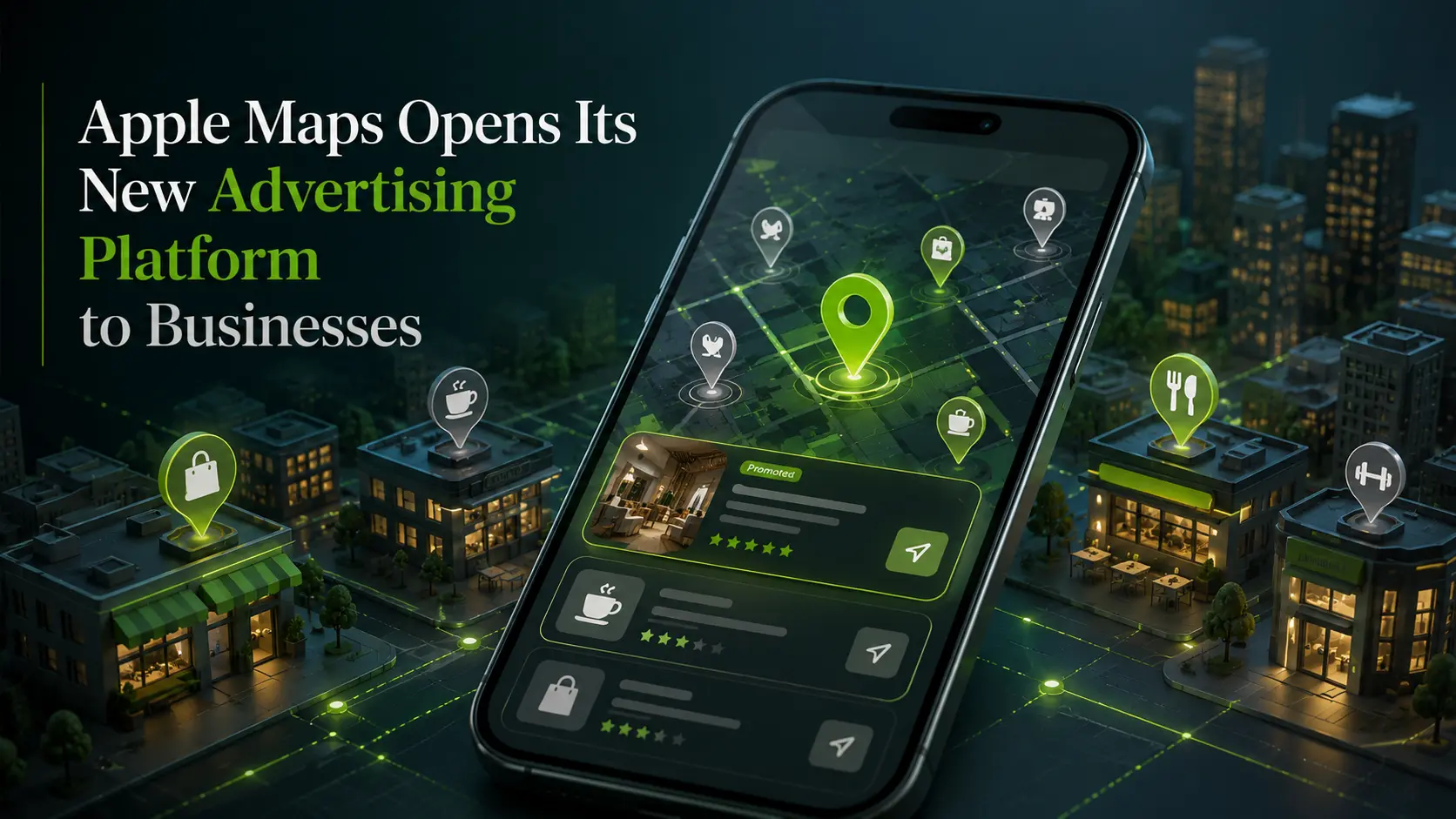 Apple Maps Opens Its New Advertising Platform to Businesses
