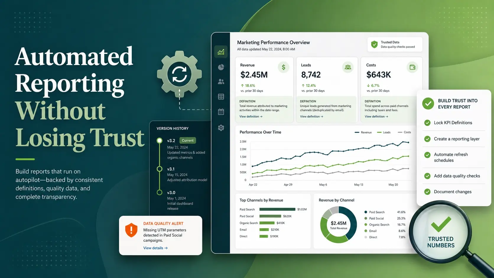 Automated Reporting Without Losing Trust