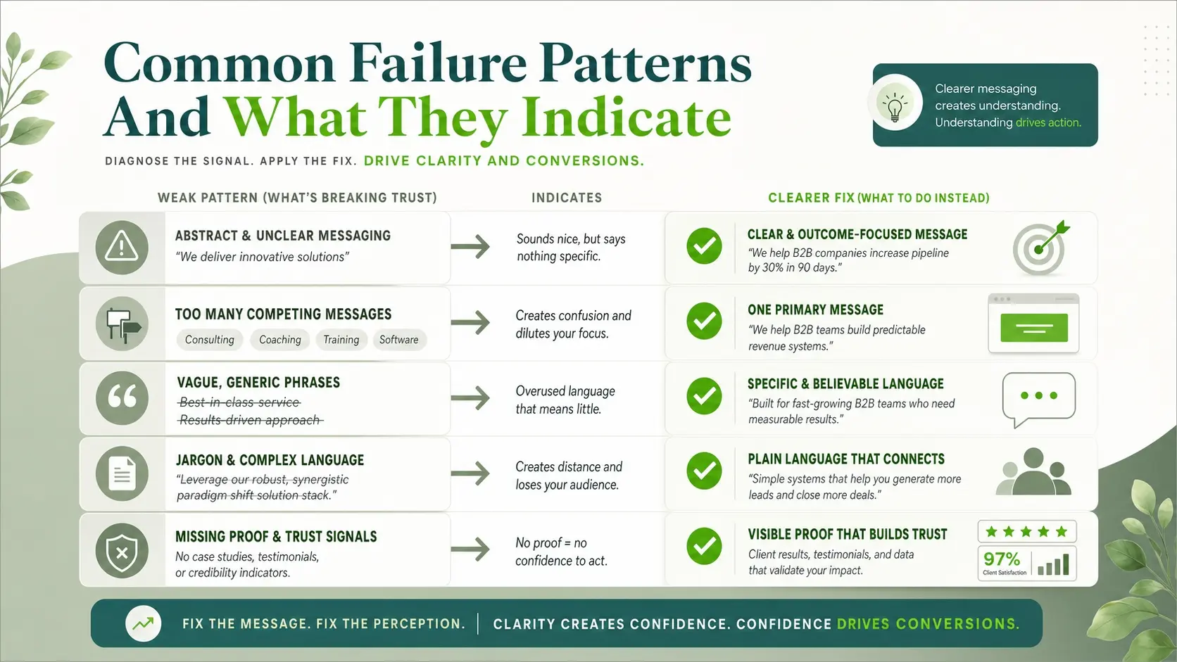 Common Failure Patterns And What They Indicate