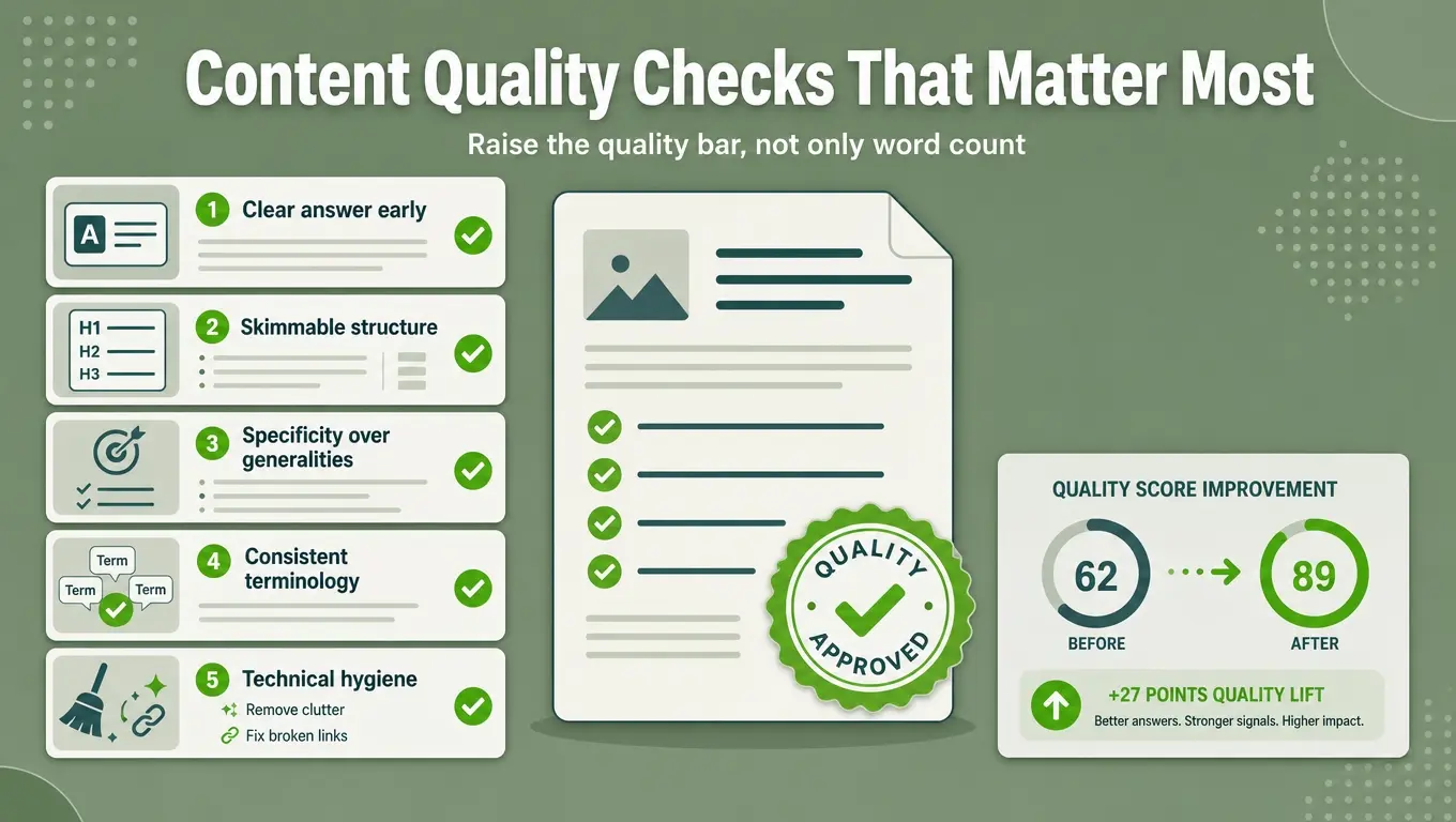 Content Quality Checks That Matter Most