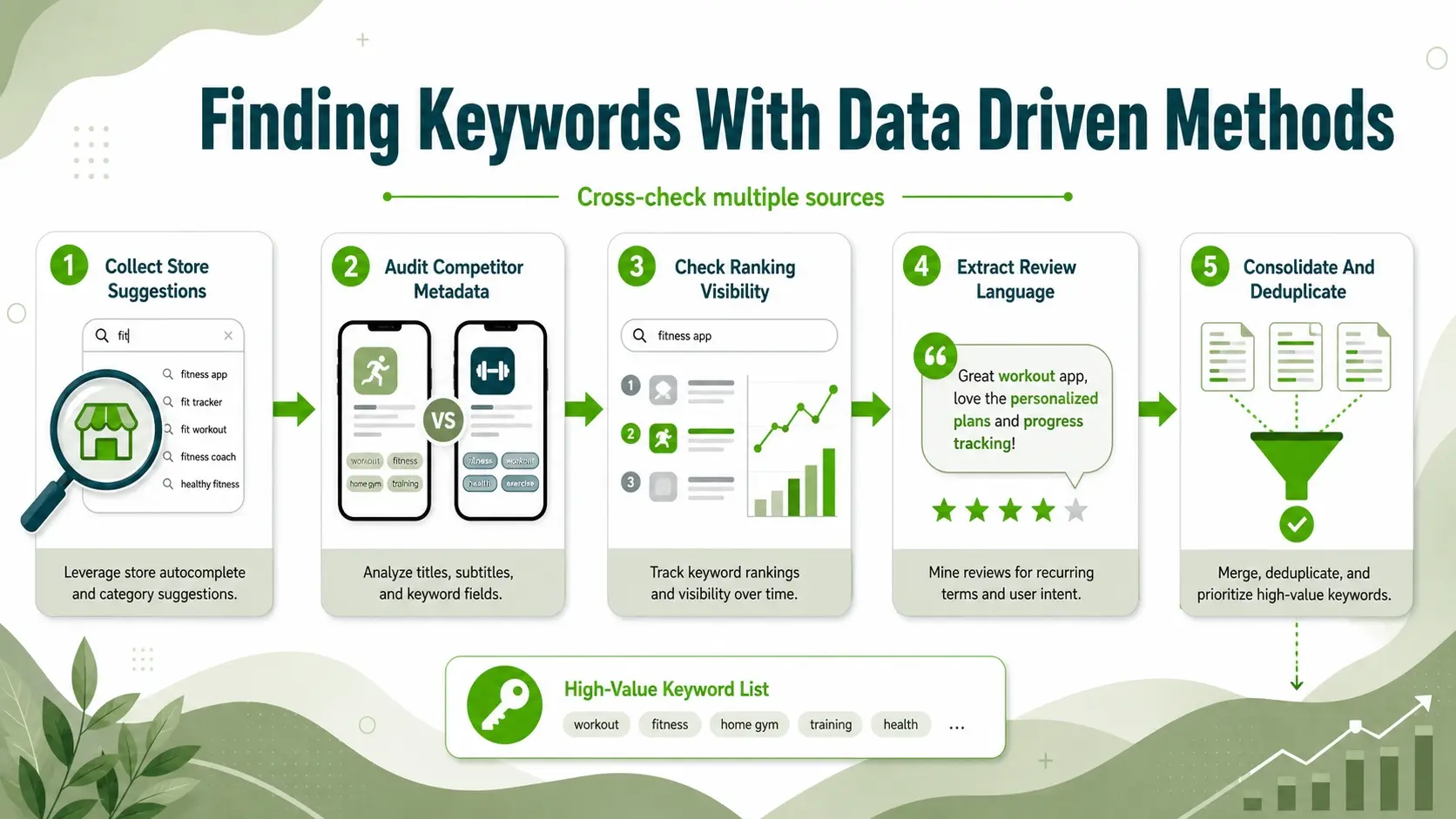 Finding Keywords With Data Driven Methods