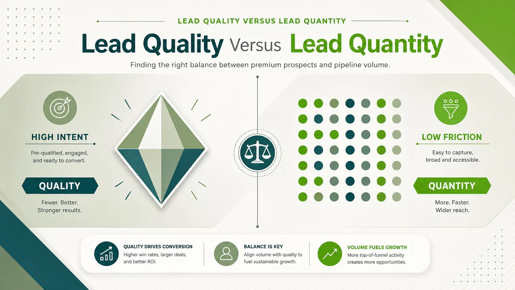 Lead Quality Versus Lead Quantity