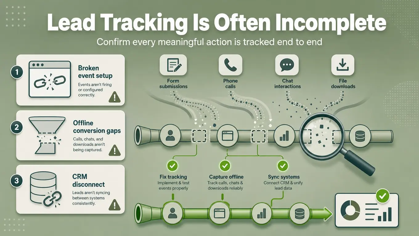Lead Tracking Is Often Incomplete