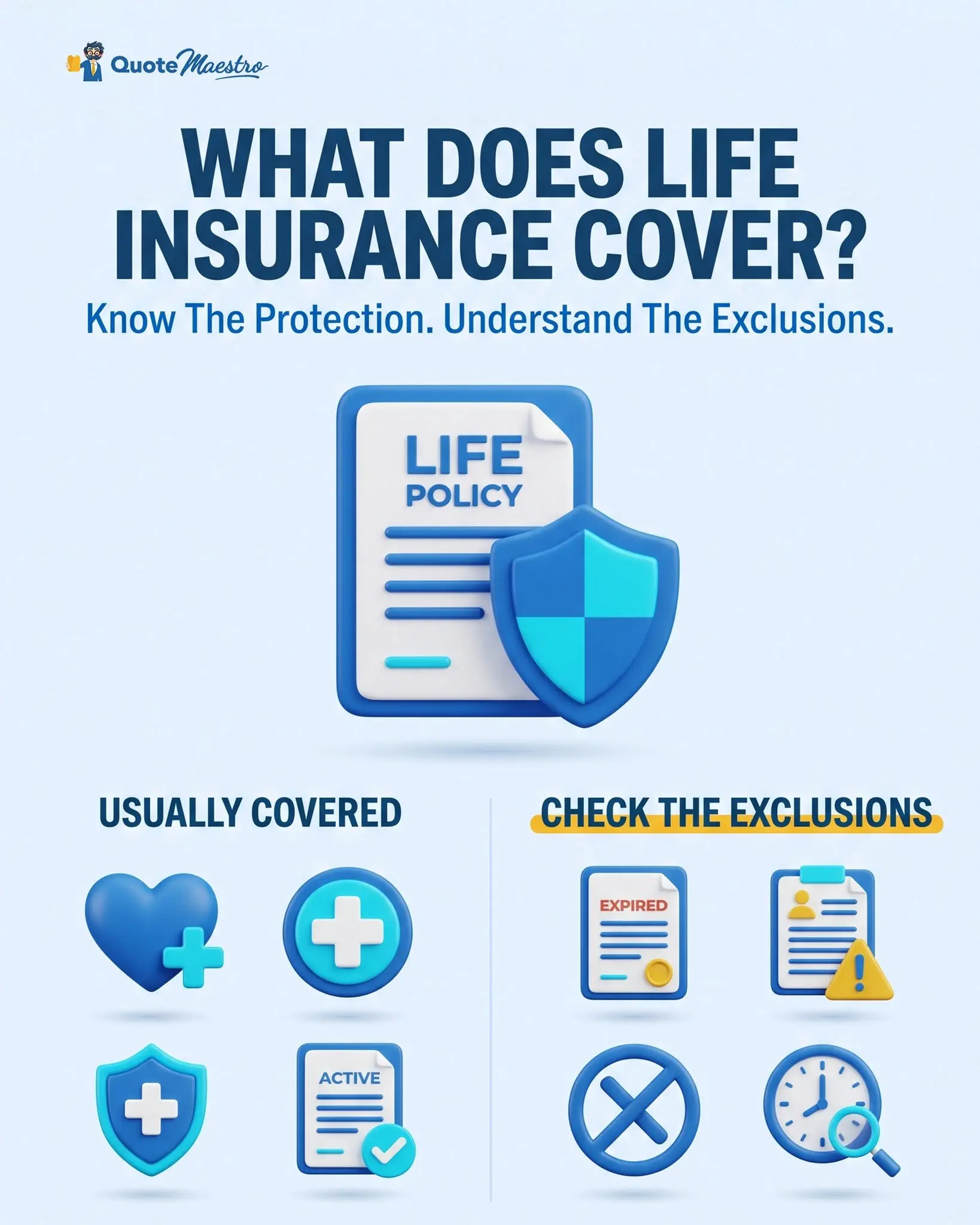 Quote Maestro insurance options social post