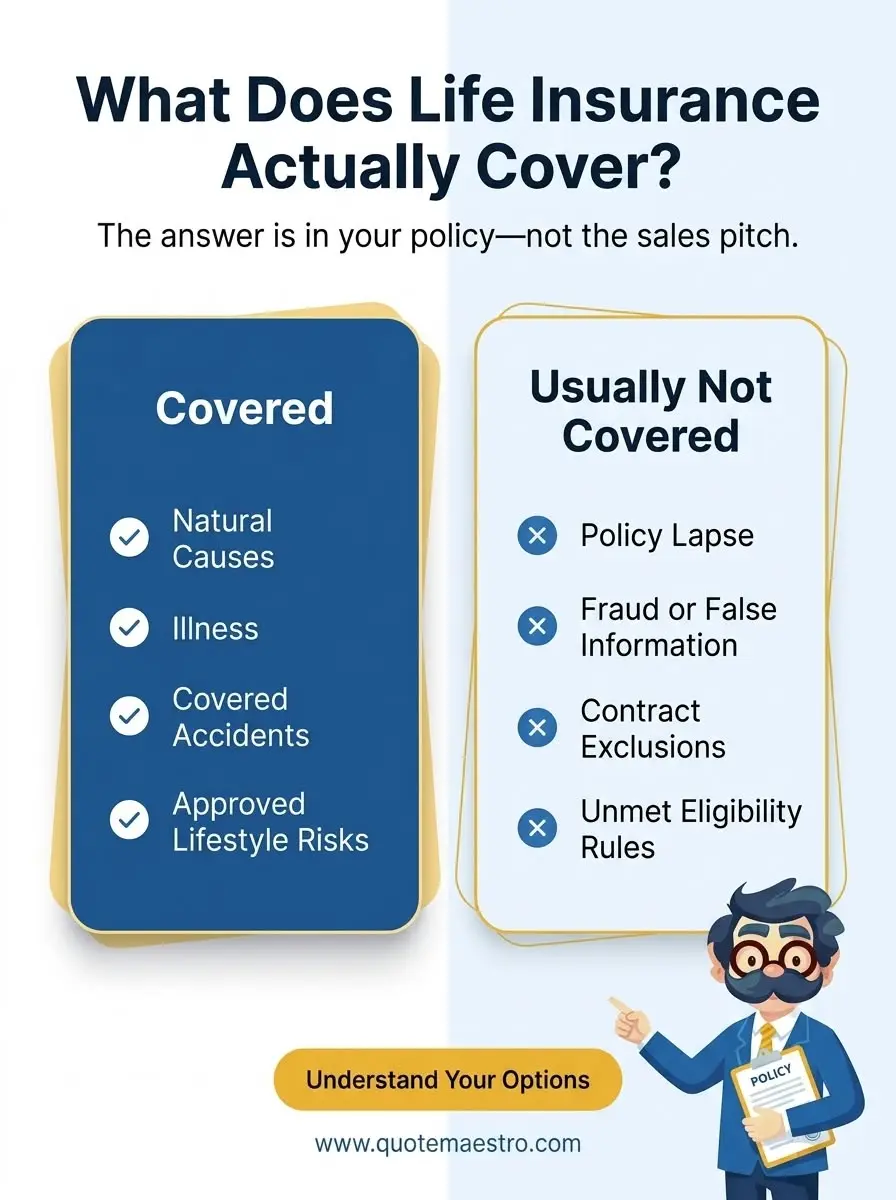 Quote Maestro policy coverage social post