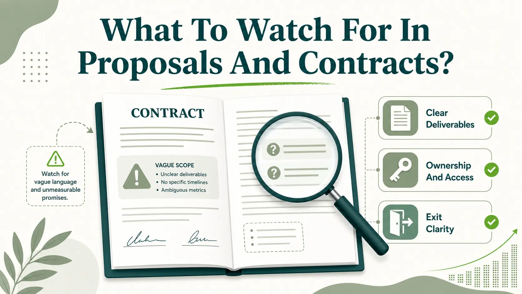 What To Watch For In Proposals And Contracts