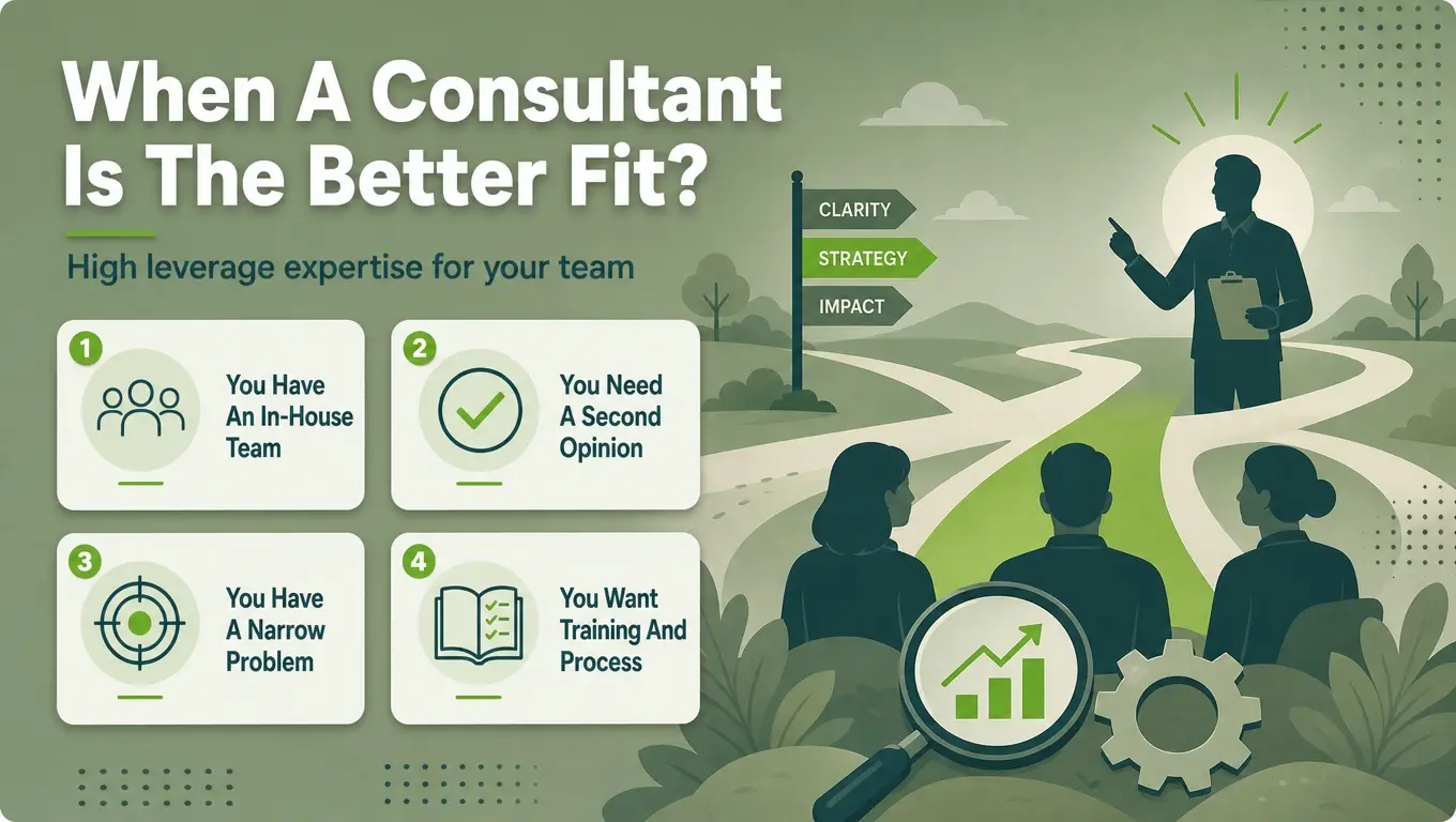 When A Consultant Is The Better Fit