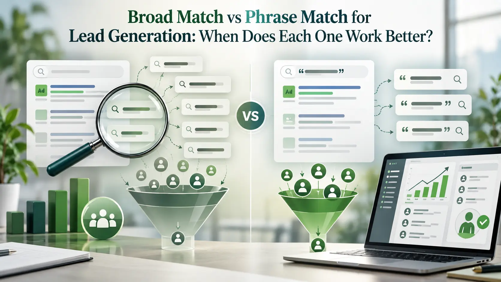 Broad Match vs Phrase Match for Lead Generation When Does Each One Work Better