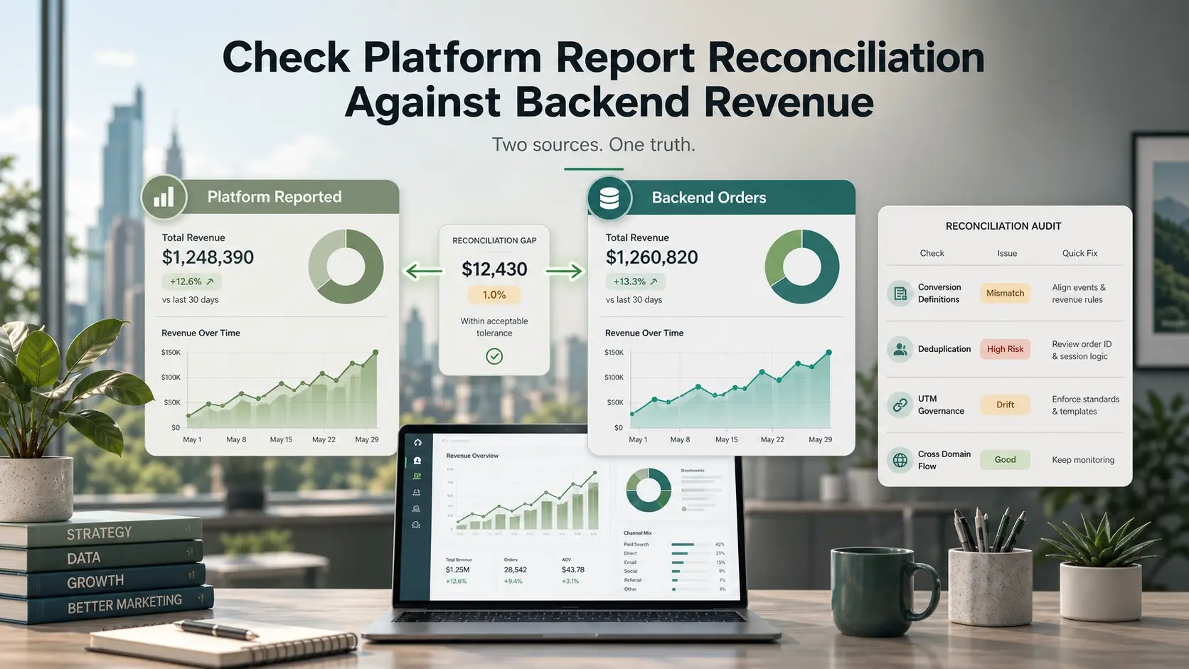 Check Platform Report Reconciliation Against Backend Revenue