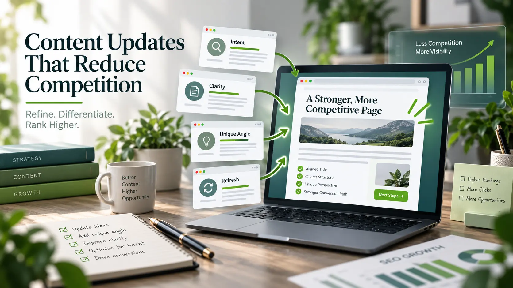Content Updates That Reduce Competition