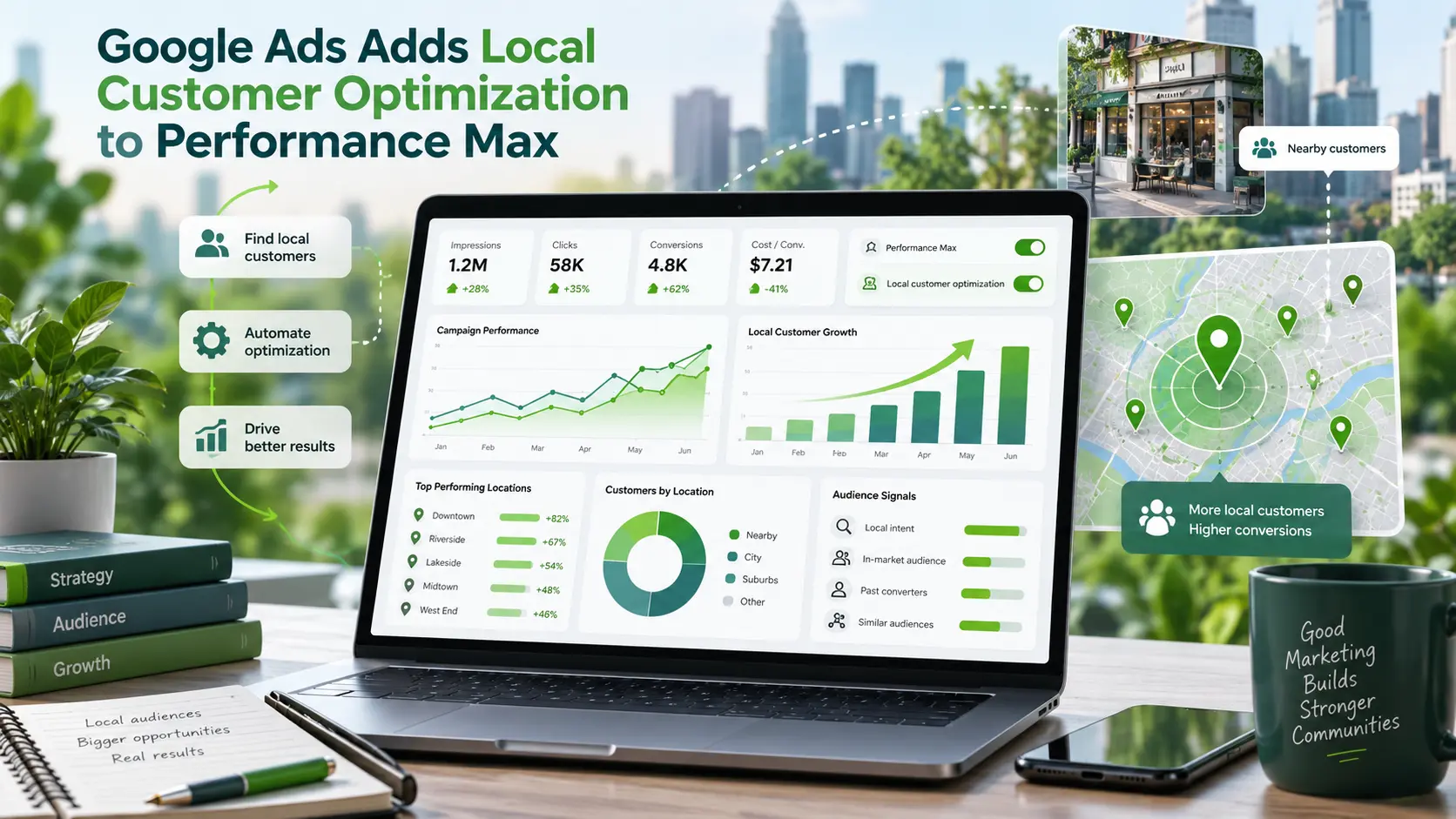 Google Ads Adds Local Customer Optimization to Performance Max