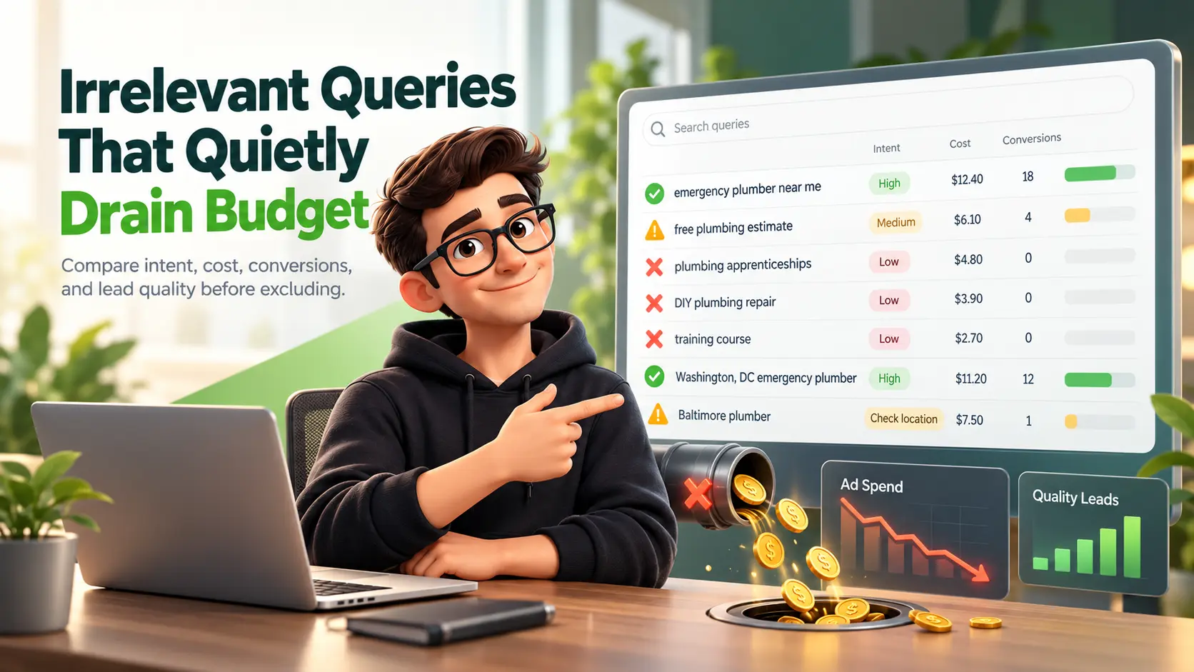 Irrelevant Queries That Quietly Drain Budget