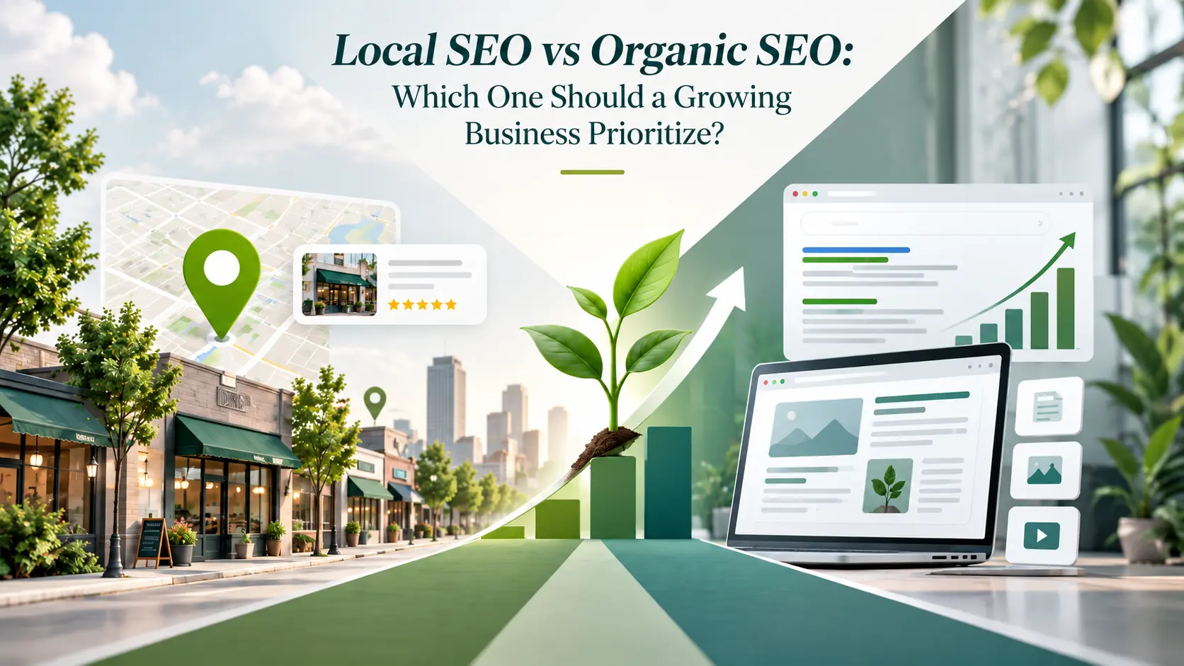 Local SEO vs Organic SEO Which One Should a Growing Business Prioritize