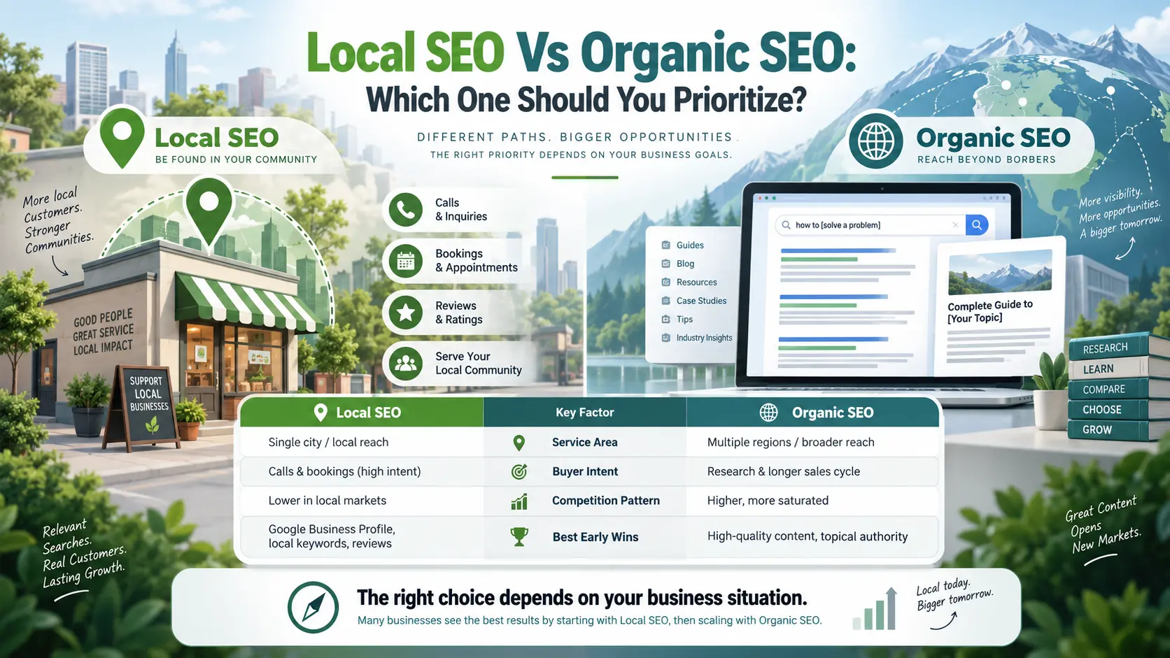 Local SEO Vs Organic SEO Which One Should You Prioritize