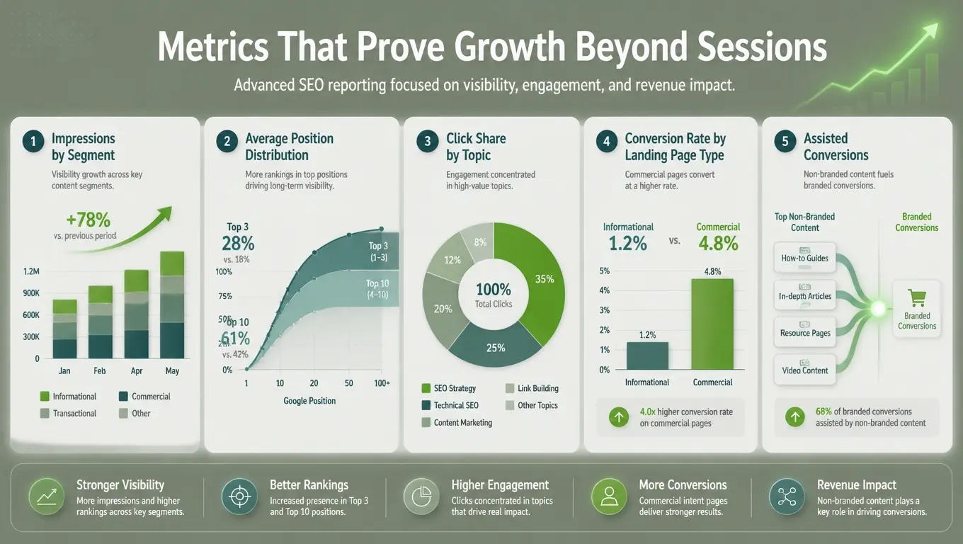 Metrics That Prove Growth Beyond Sessions