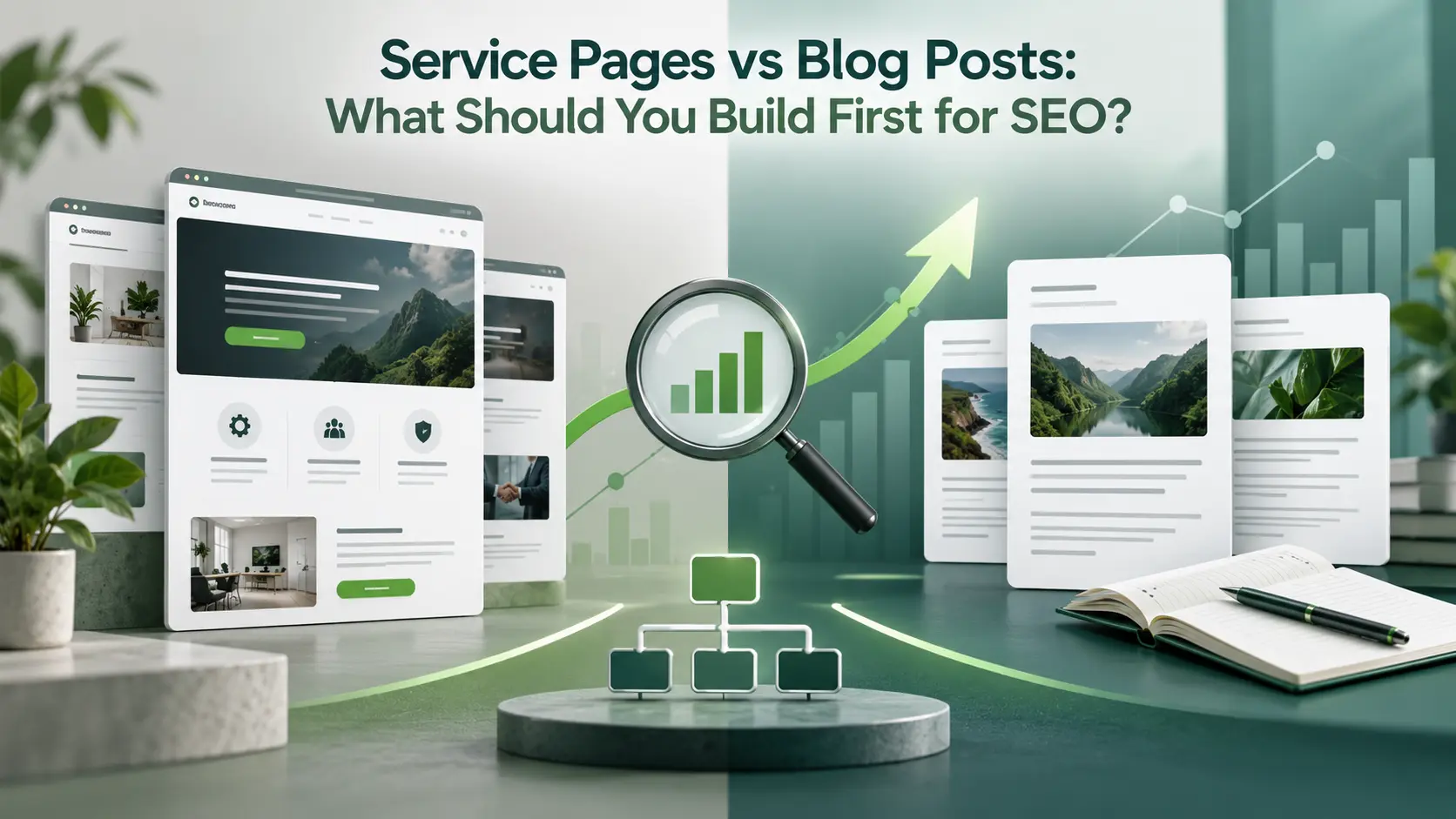 Service Pages vs Blog Posts What Should You Build First for SEO