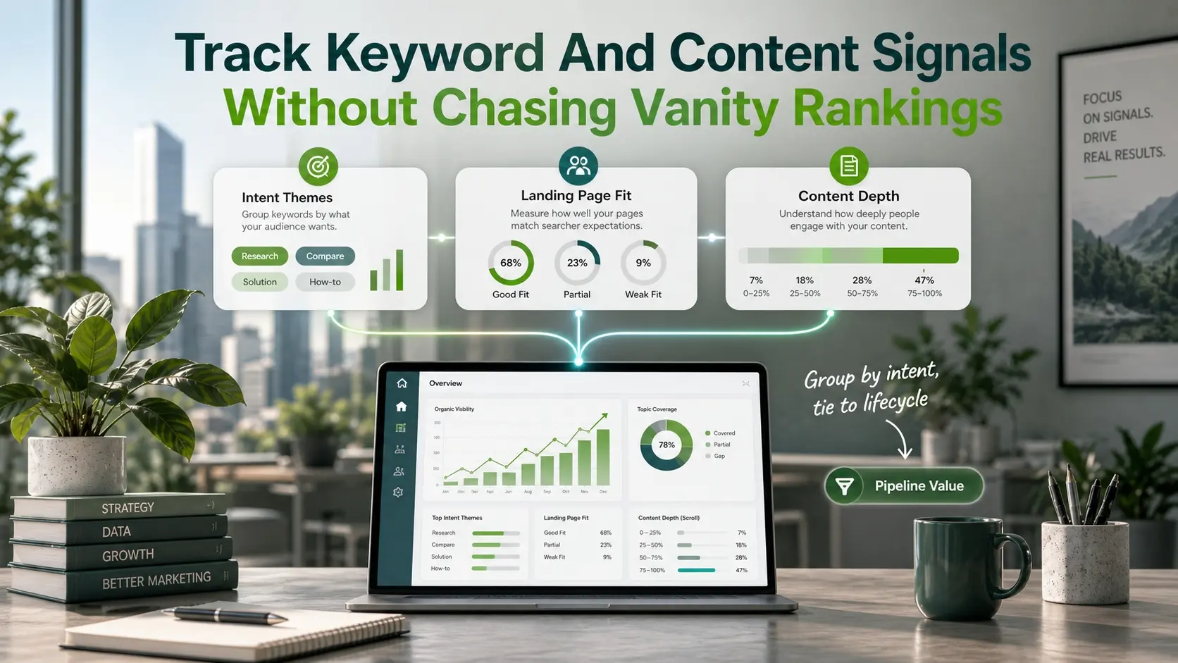 Track Keyword And Content Signals Without Chasing Vanity Rankings