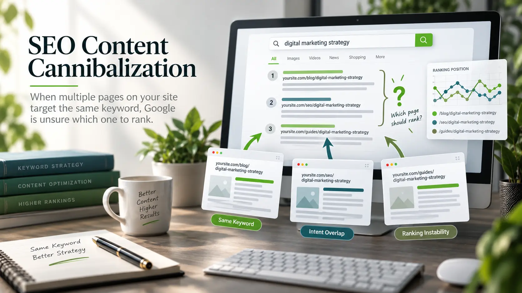 What SEO Content Cannibalization Means