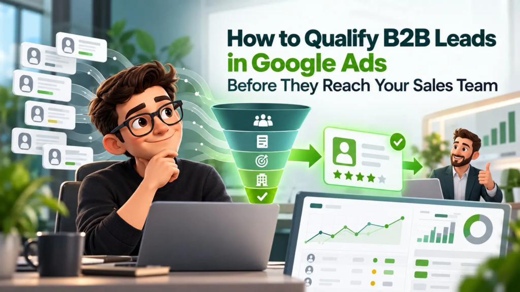 How to Qualify B2B Leads in Google Ads Before They Reach Your Sales Team