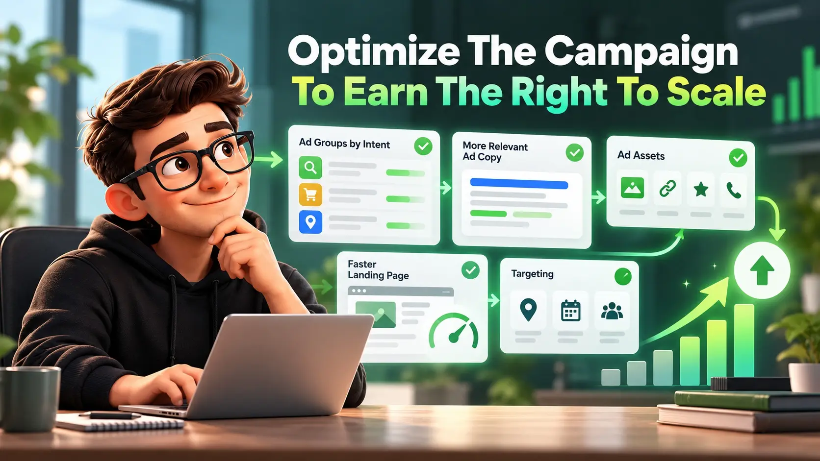 Optimize The Campaign To Earn The Right To Scale