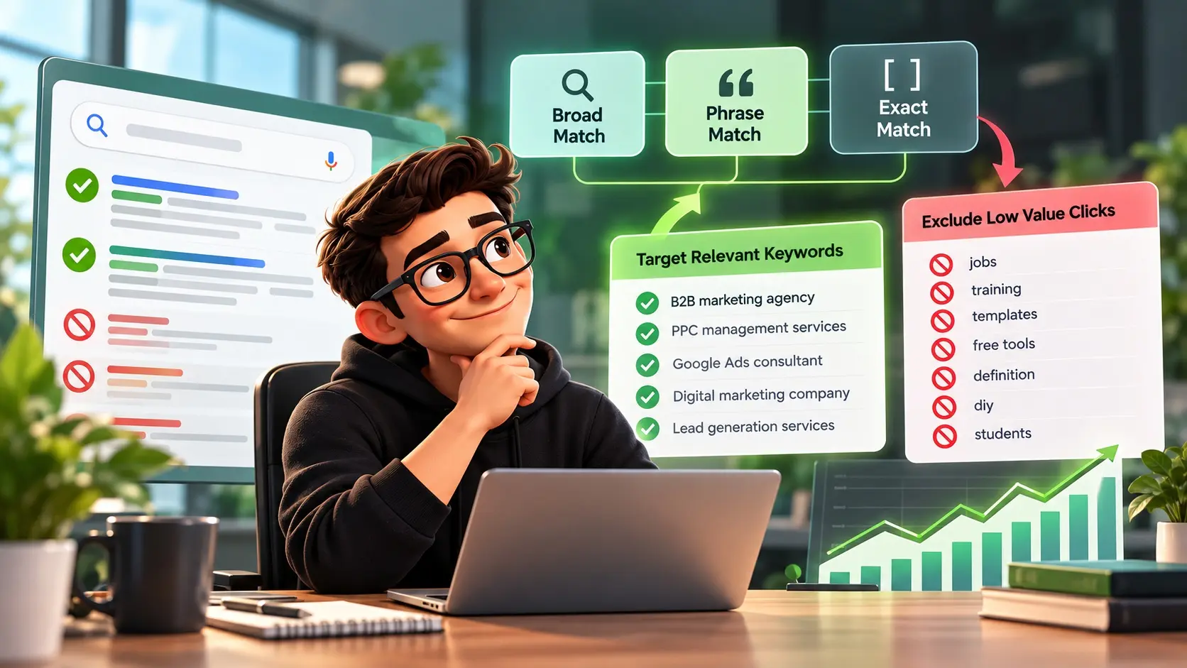 Use Keywords and Match Types to Block Low Value Clicks